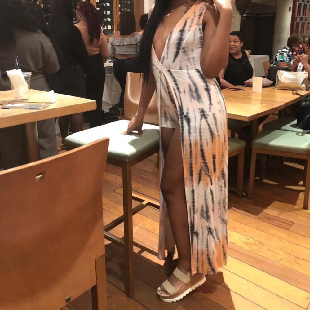 Plunging Neck Romper